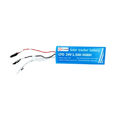 24V 1.5AH LTO Güneş Tracker Pil